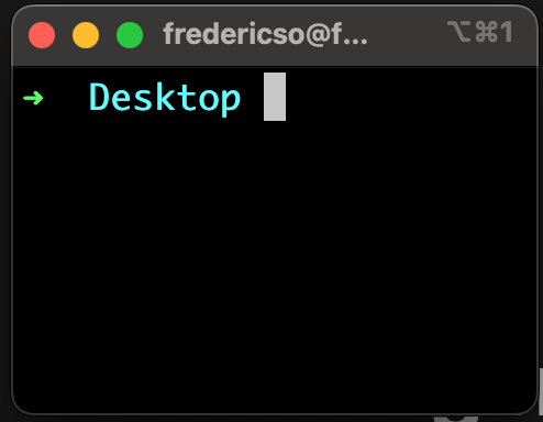 This is how a terminal looks like.